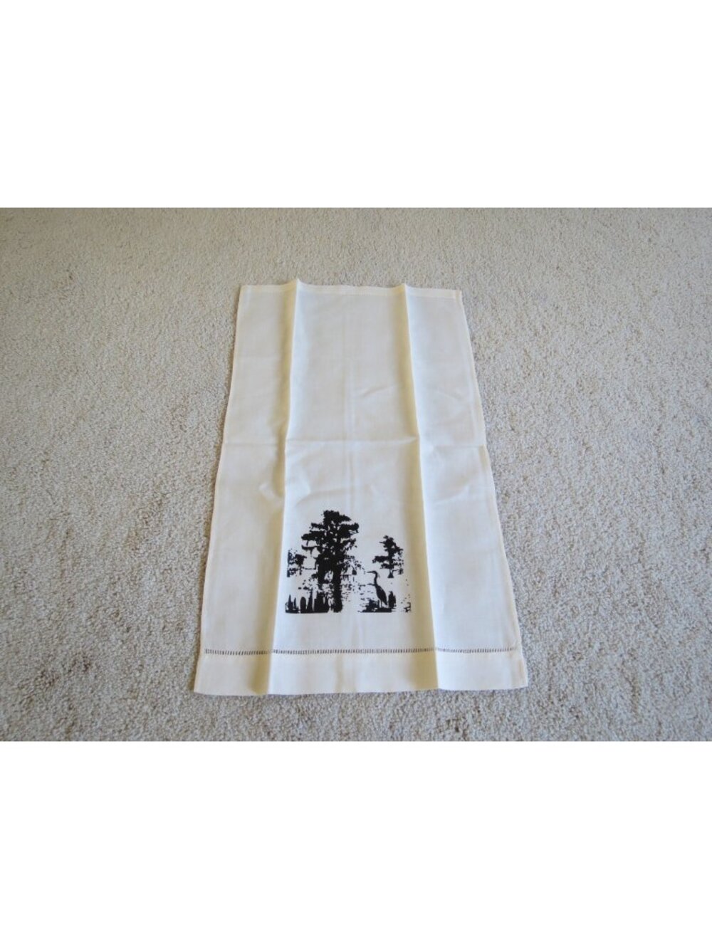 Cotton Linen Mangrove Bayou Swamp Forest Print Napkin